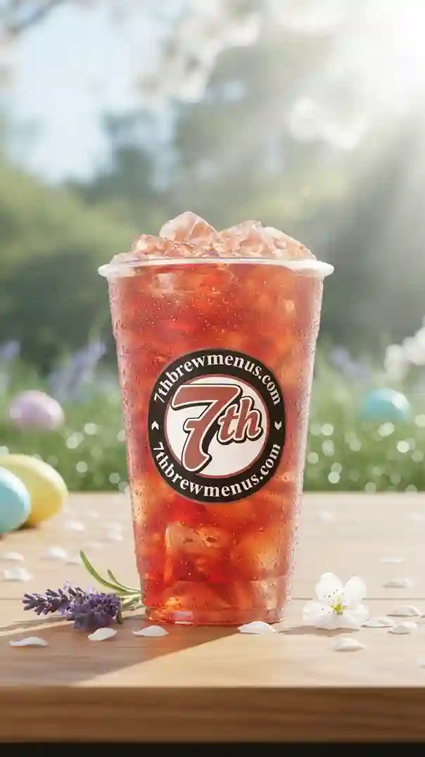 Blood Orange 7 Fizz Soda from 7 Brew Menu