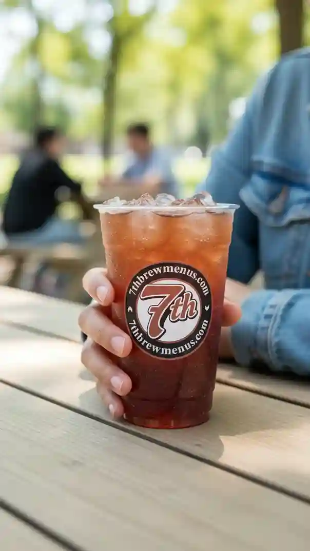 Cherry Limeade from 7 Brew Menu