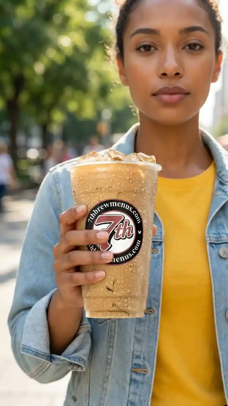 Honeybun Breve from 7 Brew Menu