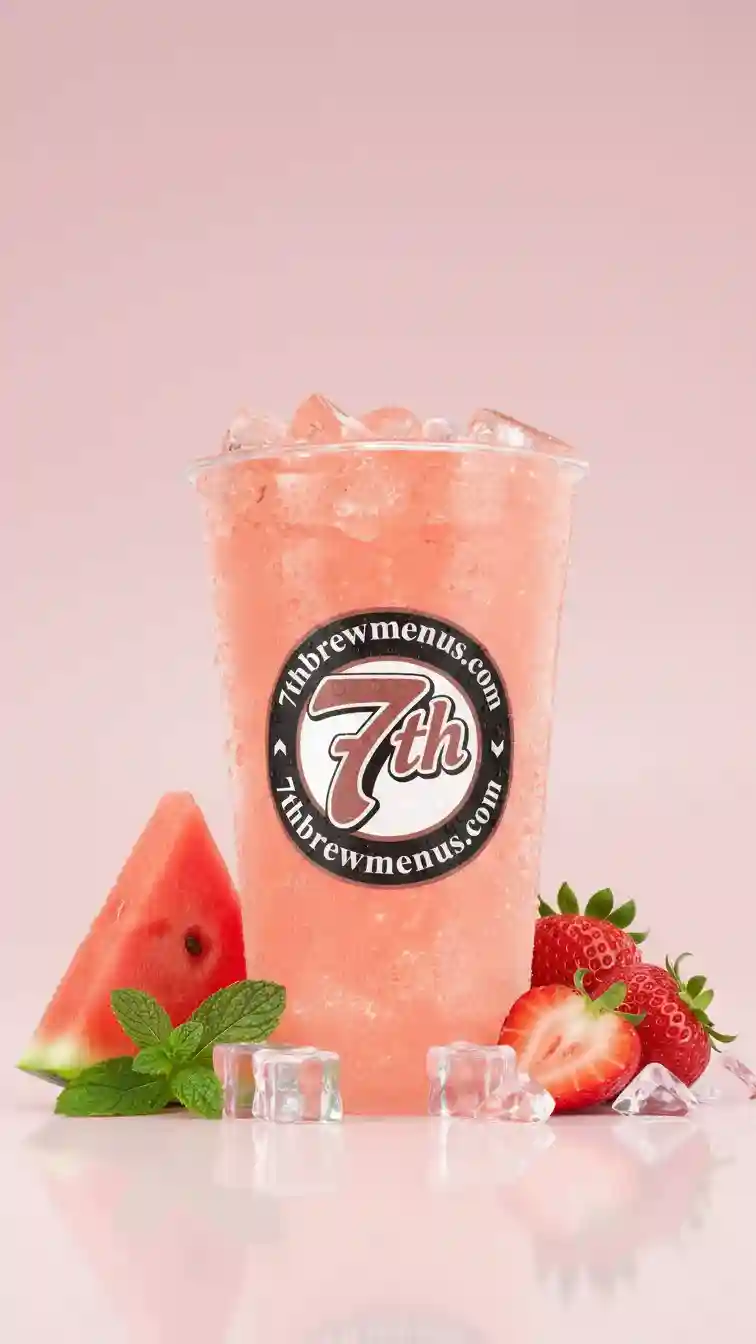 Peach Lemonade from 7 Brew Menu