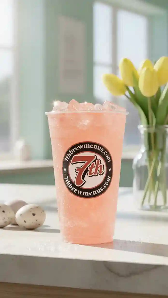 Peaches n cream 7 Fizz Soda from 7 Brew Menu