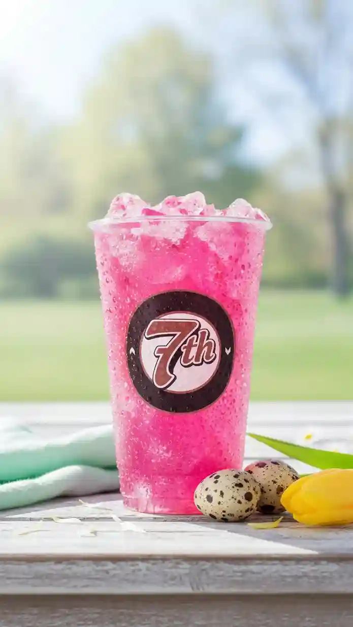 Pink Mermaid 7 Fizz Soda from 7 Brew Menu