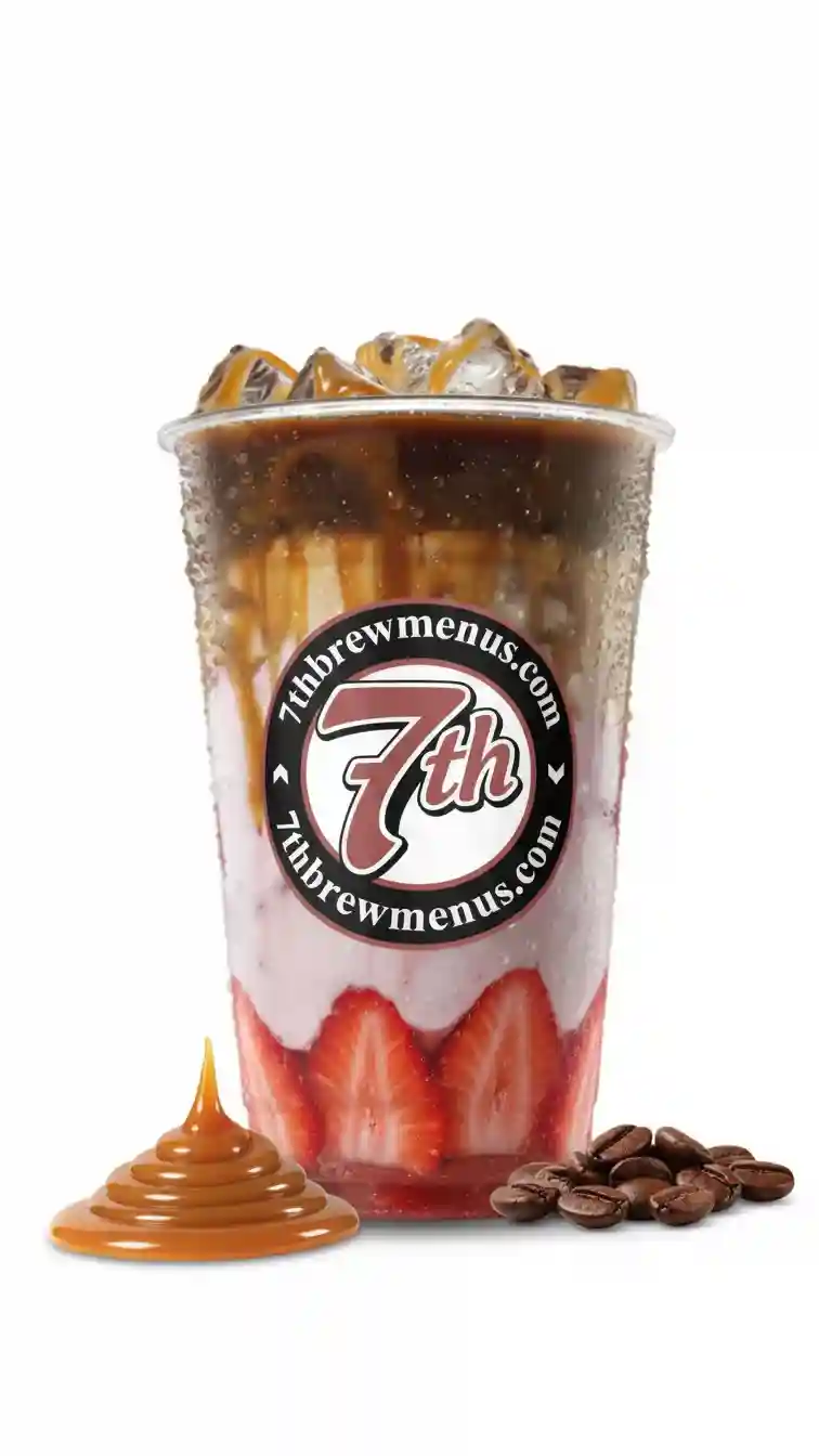 Raspberry Truffle Macchiato from 7 Brew Menu