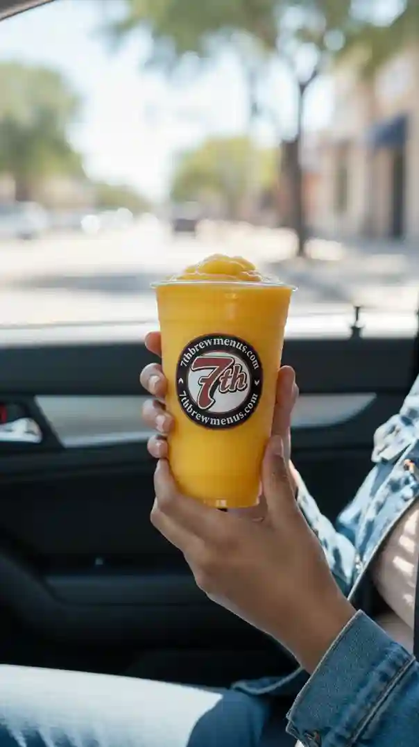 Tiki Tango Mango Smoothie from 7 Brew Menu
