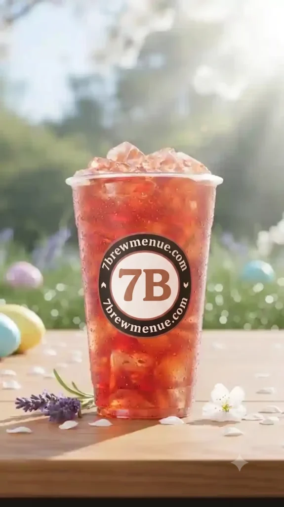 Blood Orange 7 Fizz Soda from 7 Brew Menu