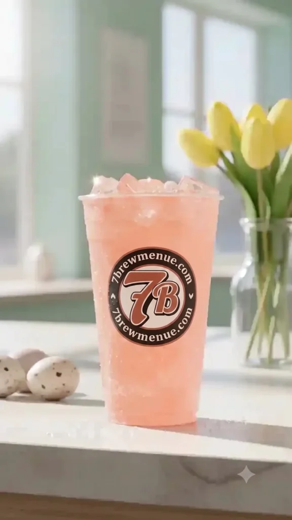 Peaches n cream 7 Fizz Soda from 7 Brew Menu