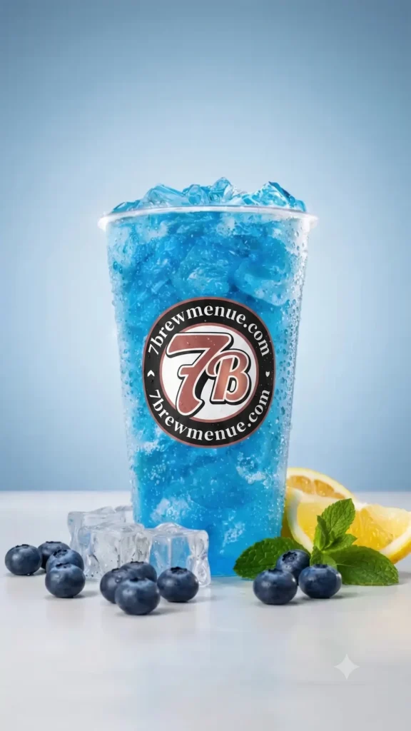 Blue Raspberry Lemonade from 7 Brew Menu