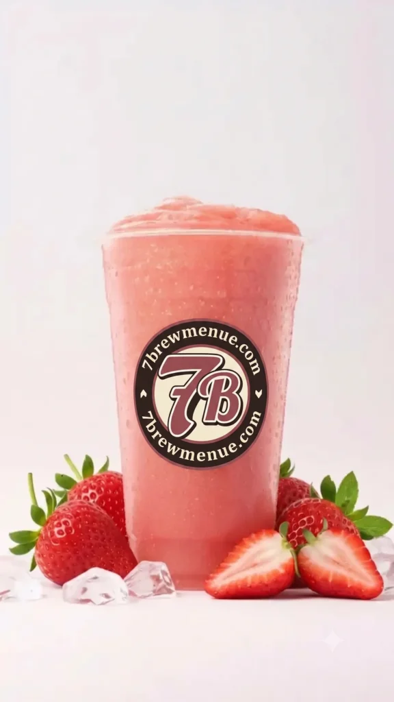 Strawberry Smoothie from 7 Brew Menu
