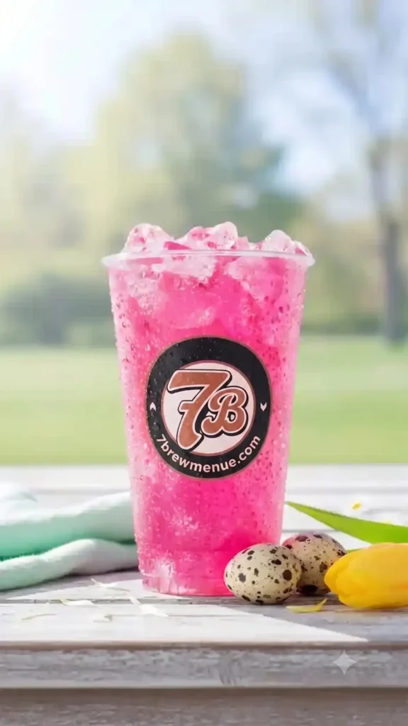 Pink Mermaid 7 Fizz Soda from 7 Brew Menu
