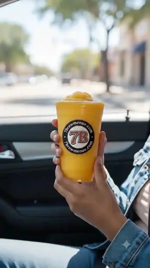 Tiki Tango Mango Smoothie from 7 Brew Menu
