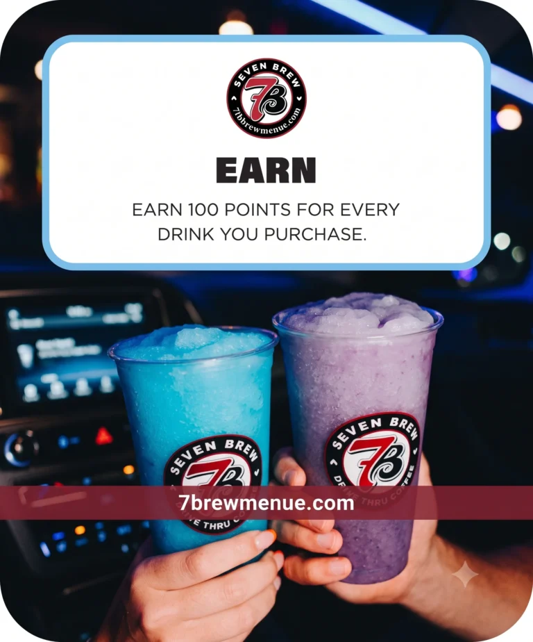 earn from 7 brew rewards program for every drink