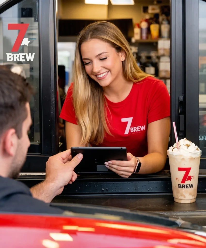 join 7 brew rewards program at outlet